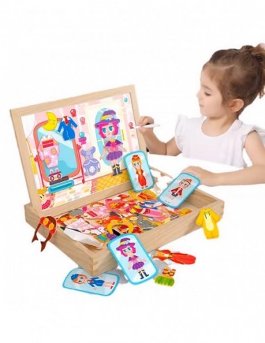 TABLICA MAGNETYCZNA MAGNESY PUZZLE...