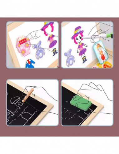 TABLICA MAGNETYCZNA MAGNESY PUZZLE...