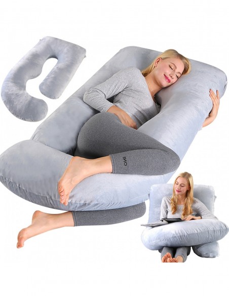 PODUSZKA DLA KOBIET W CIĄŻY CIĄŻOWA DO SPANIA TYPU J NICEKIDS