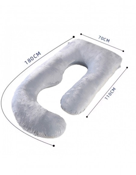 PODUSZKA DLA KOBIET W CIĄŻY CIĄŻOWA DO SPANIA TYPU J NICEKIDS