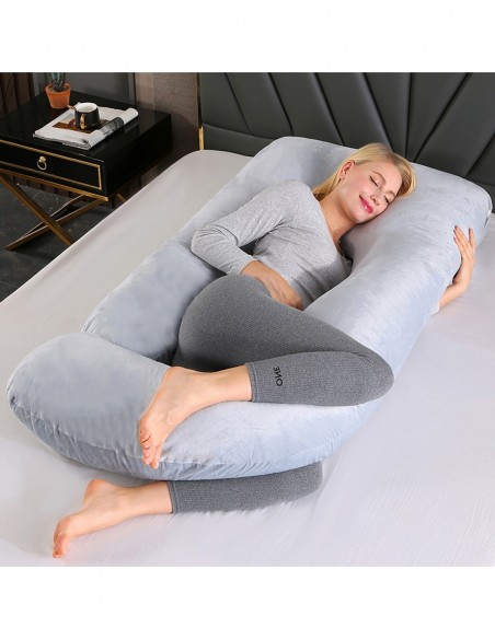 PODUSZKA DLA KOBIET W CIĄŻY CIĄŻOWA DO SPANIA TYPU J NICEKIDS