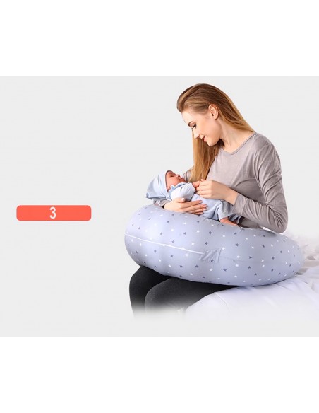 PODUSZKA DLA KOBIET W CIĄŻY CIĄŻOWA 2w1 DO SPANIA TYPU C NICEkids