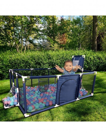 KOJEC Z KOSZEM BRAMKĄ SUCHY BASEN DLA DZIECI NICEKIDS 235 x 129 cm