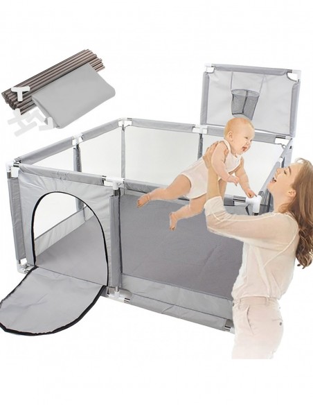 KOJEC Z KOSZEM SUCHY BASEN DLA DZIECI NICEKIDS 125 x 125 cm