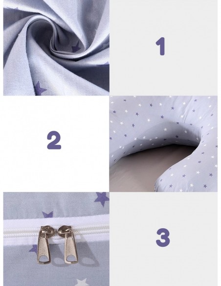 PODUSZKA DLA KOBIET W CIĄŻY CIĄŻOWA ROGAL DO SPANIA TYPU C NICEKIDS