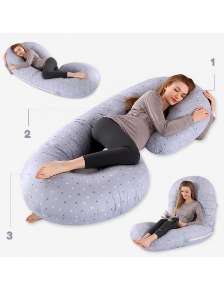 PODUSZKA DLA KOBIET W CIĄŻY CIĄŻOWA ROGAL DO SPANIA TYPU C NICEKIDS