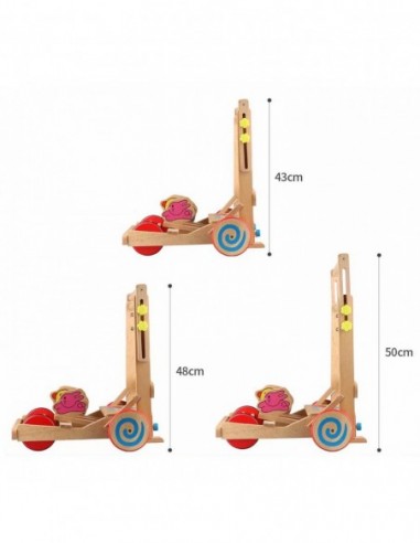 DREWNIANY CHODZIK PCHACZ INTERAKTYWNY...