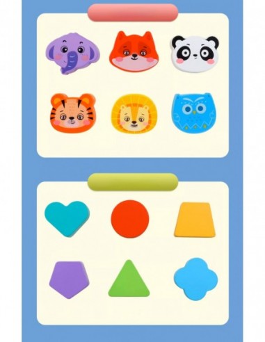 DREWNIANY SORTER KLOCKÓW ELASTYCZNA...