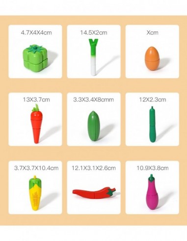 DREWNIANE WARZYWA DO KROJENIA CIĘCIA...