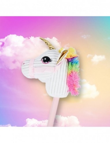 GŁOWA KONIA JEDNOROŻCA PLUSZOWA NA...