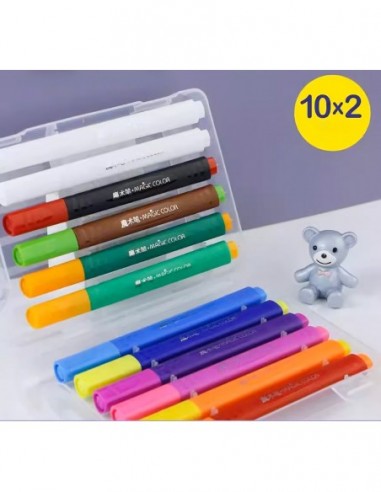 MAGICZNE PISAKI 12 SZT FLAMASTRY...