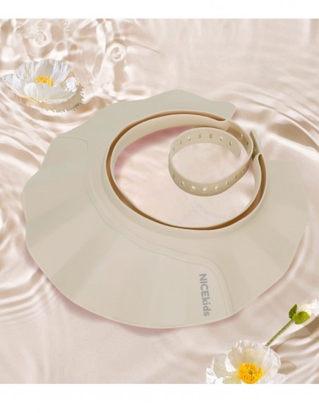 RONDO KĄPIELOWE NICEKIDS PREMIUM DASZEK DO MYCIA GŁOWY KĄPIEL DZIECI BEŻOWY