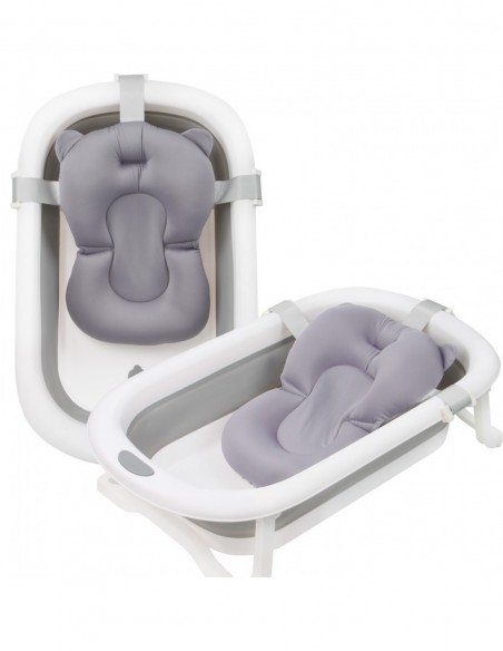 WANIENKA DLA DZIECI SKŁADANA NICEKIDS SILIKONOWA SZARA PODUSZKA