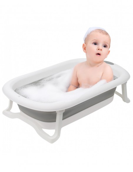 WANIENKA DLA DZIECI SKŁADANA NICEKIDS SILIKONOWA SZARA PODUSZKA