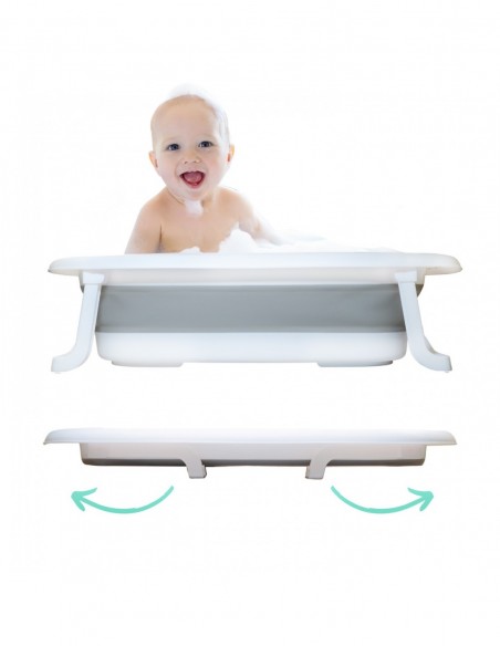 WANIENKA DLA DZIECI SKŁADANA NICEKIDS SILIKONOWA SZARA PODUSZKA