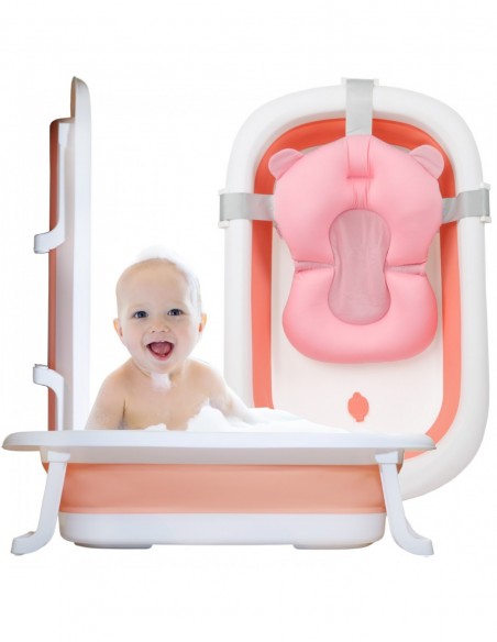 WANIENKA DLA DZIECI SKŁADANA NICEKIDS SILIKONOWA RÓŻOWA PODUSZKA