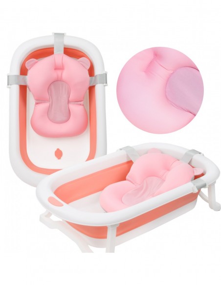 WANIENKA DLA DZIECI SKŁADANA NICEKIDS SILIKONOWA RÓŻOWA PODUSZKA