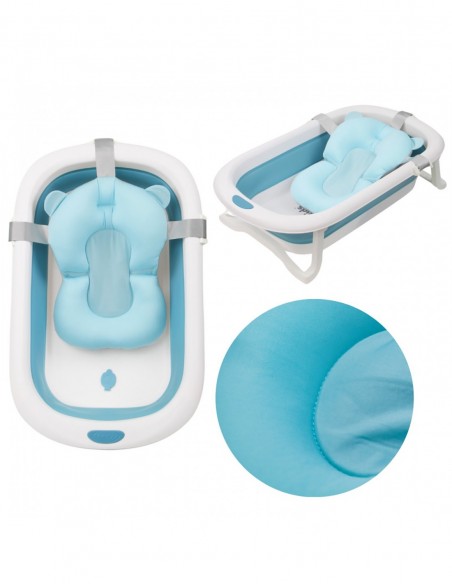 WANIENKA DLA DZIECI SKŁADANA NICEKIDS SILIKONOWA NIEBIESKA PODUSZKA