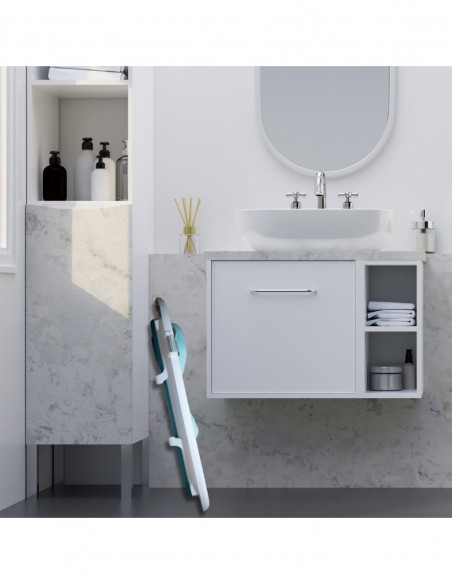 WANIENKA DLA DZIECI SKŁADANA NICEKIDS SILIKONOWA NIEBIESKA PODUSZKA