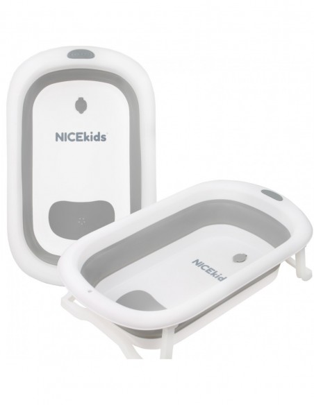 WANIENKA DLA DZIECI SKŁADANA NICEKIDS SILIKONOWA SZARA
