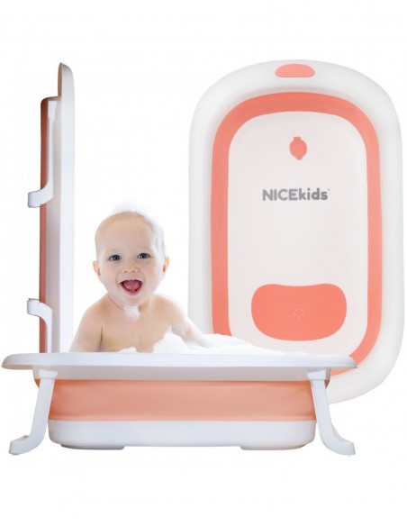 WANIENKA DLA DZIECI SKŁADANA NICEKIDS SILIKONOWA RÓŻOWA