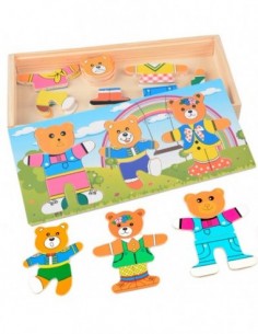 DREWNIANA UKŁADANKA PUZZLE...