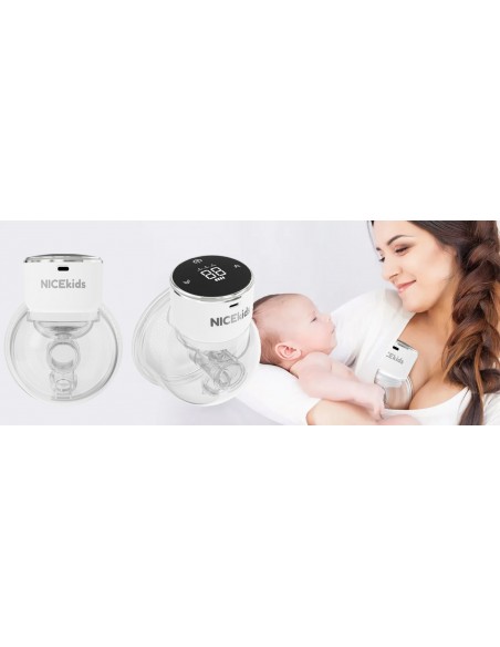 LAKTATOR ELEKTRYCZNY TRZYFAZOWY ODCIĄGACZ PRZENOŚNY NICEKIDS BPA FREE