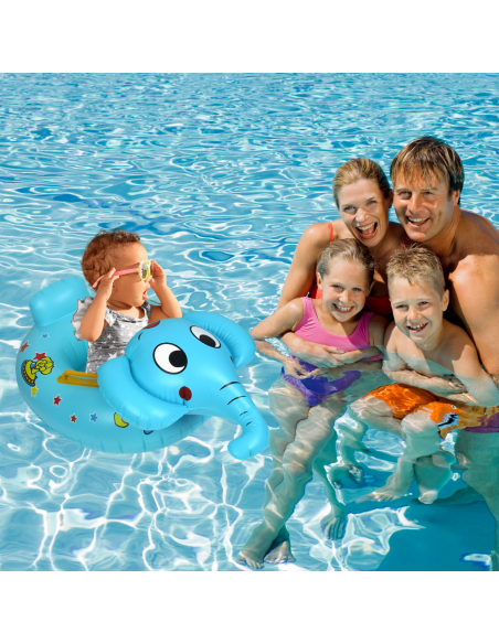 KOŁO DO PŁYWANIA DLA DZIECKA Z SIEDZISKIEM DMUCHANE SŁOŃ BASEN