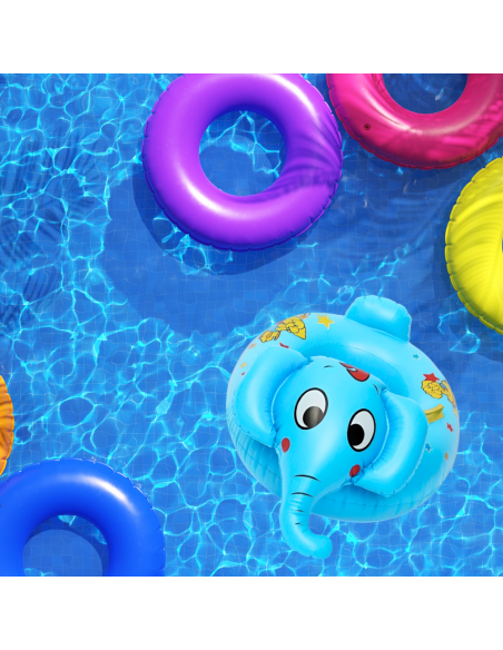 KOŁO DO PŁYWANIA DLA DZIECKA Z SIEDZISKIEM DMUCHANE SŁOŃ BASEN