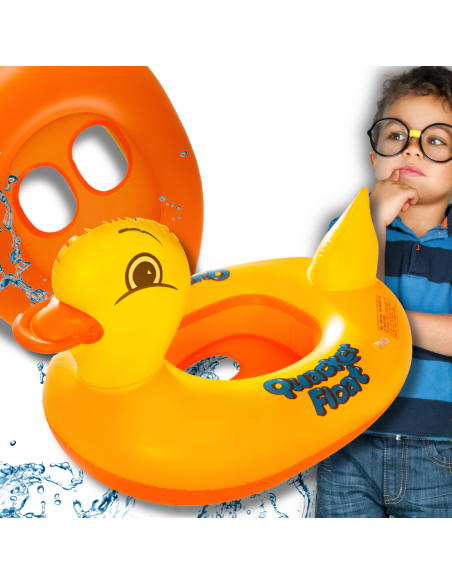 KOŁO DO PŁYWANIA DLA DZIECKA Z SIEDZISKIEM DMUCHANE KACZKA BASEN