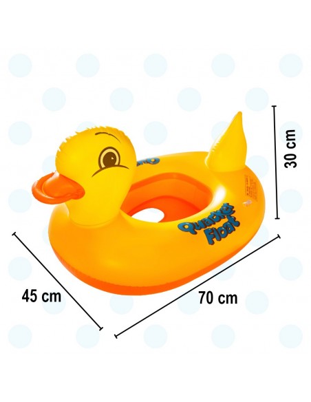 KOŁO DO PŁYWANIA DLA DZIECKA Z SIEDZISKIEM DMUCHANE KACZKA BASEN