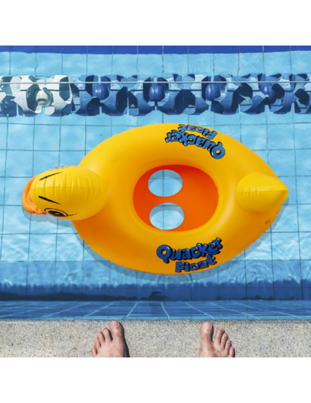 KOŁO DO PŁYWANIA DLA DZIECKA Z SIEDZISKIEM DMUCHANE KACZKA BASEN