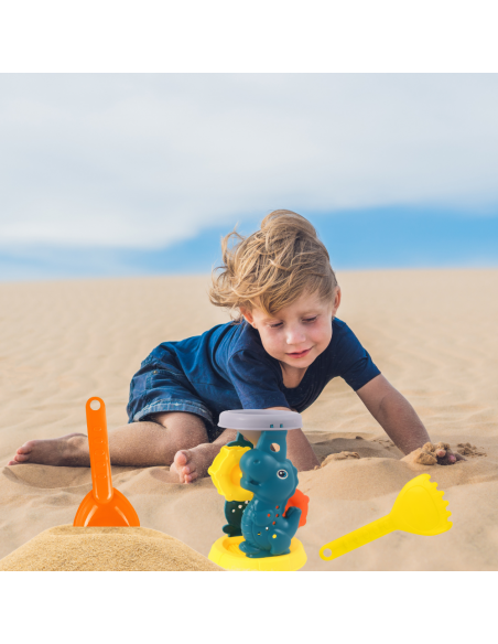 ZESTAW DO PIASKU PIASKOWNICY TACZKA FOREMKI GRABIE ŁOPATKA 6 EL.