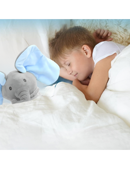 INTERAKTYWNY SŁONIK AKUKU SŁOŃ MASKOTKA MÓWI GRA NIEBIESKI