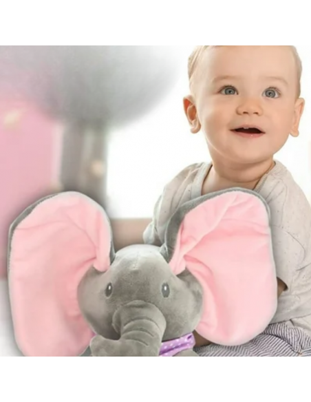 INTERAKTYWNY SŁONIK AKUKU SŁOŃ MASKOTKA MÓWI GRA RÓŻOWY