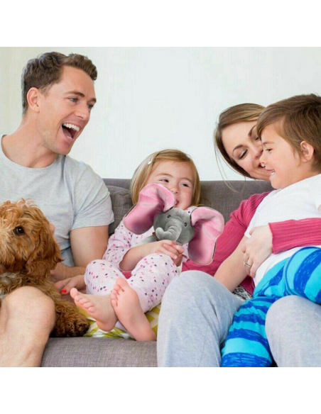 INTERAKTYWNY SŁONIK AKUKU SŁOŃ MASKOTKA MÓWI GRA RÓŻOWY