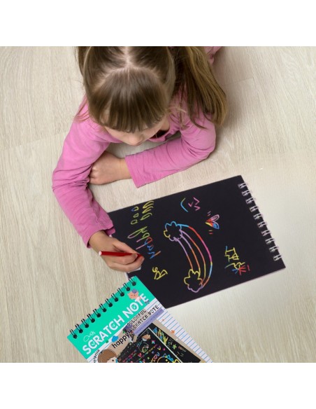 WYDRAPYWANKA ZDRAPYWANKA KOLOROWANKA NOTES A5 10 KARTEK ZIELONA