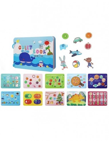 CICHA KSIĄŻKA MONTESSOR QUIET BOOK...