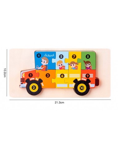 DREWNIANA UKŁADANKA KLOCKI DOPASUJ...