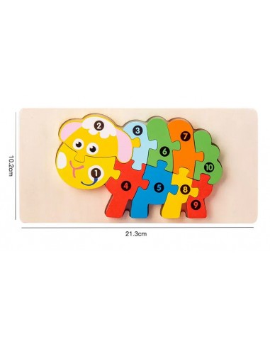 DREWNIANA UKŁADANKA KLOCKI DOPASUJ...