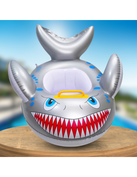 KOŁO DO PŁYWANIA DLA DZIECKA Z SIEDZISKIEM DMUCHANE REKIN BASEN