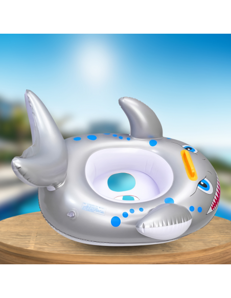 KOŁO DO PŁYWANIA DLA DZIECKA Z SIEDZISKIEM DMUCHANE REKIN BASEN