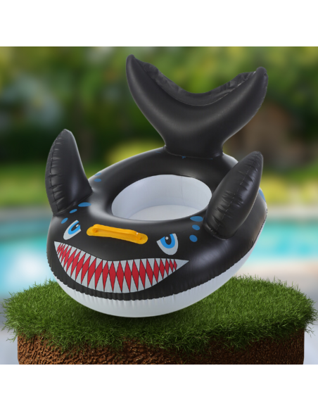 KOŁO DO PŁYWANIA DLA DZIECKA Z SIEDZISKIEM DMUCHANE REKIN BASEN