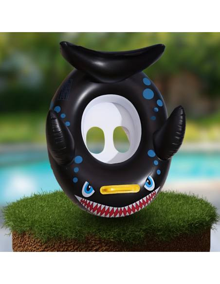 KOŁO DO PŁYWANIA DLA DZIECKA Z SIEDZISKIEM DMUCHANE REKIN BASEN