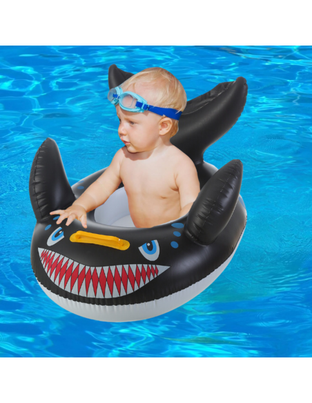 KOŁO DO PŁYWANIA DLA DZIECKA Z SIEDZISKIEM DMUCHANE REKIN BASEN