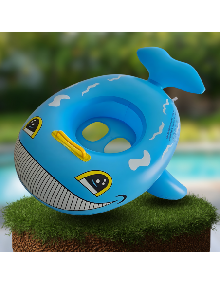 KOŁO DO PŁYWANIA DLA DZIECKA Z SIEDZISKIEM DMUCHANE WIELORYB BASEN
