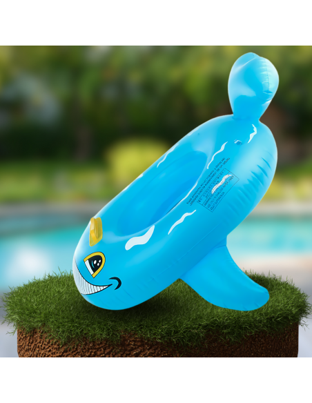 KOŁO DO PŁYWANIA DLA DZIECKA Z SIEDZISKIEM DMUCHANE WIELORYB BASEN