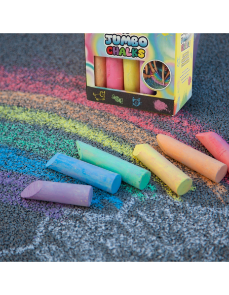 KREDA CHODNIKOWA GRUBA 15 SZT JUMBO W PUDEŁKU Z UCHWYTEM