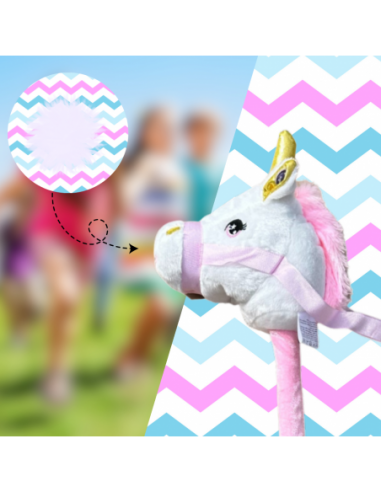 GŁOWA KONIA JEDNOROŻCA PLUSZOWA NA...