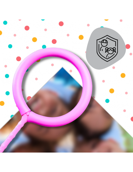 HULA HOP NA NOGĘ SKIPPER SKAKANKA MIĘKKA GUMOWA Z DIODAMI LED RÓŻOWE